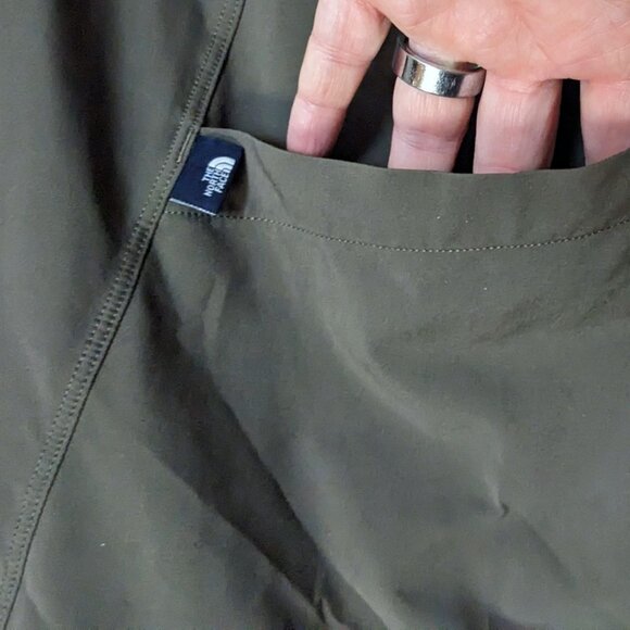 THE NORTH FACE Dawn Break Olive Green Mini Dress Size XL - Picture 4 of 8